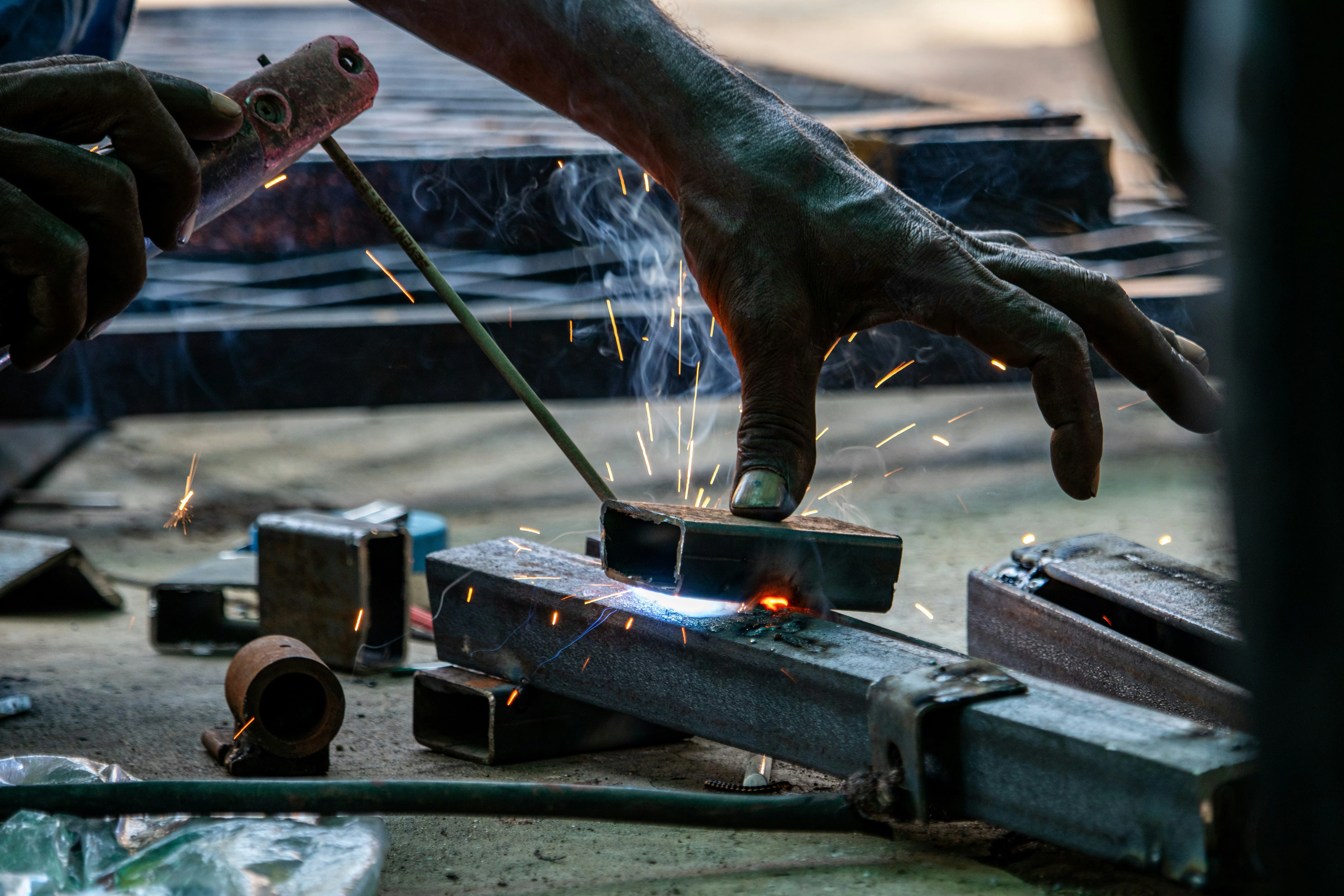 Fabricate welding example